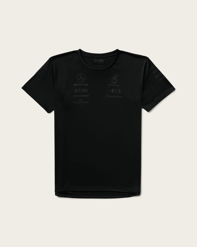Mercedes AMG Petronas F1 Damen-Team-T-Shirt AMG STEALTH schwarz