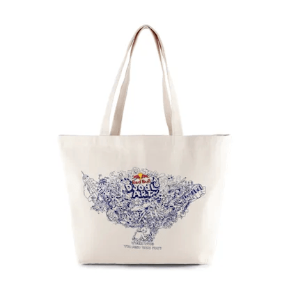 Red Bull Doodle Art Baumwolltasche
