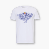 Red Bull Doodle Art T-shirt white