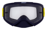 Red Bull Spect EVAN motocross goggles, blue with clear lens