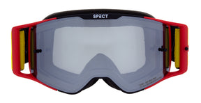 Red Bull Spect TORP motocross goggles black and red with smoke lens