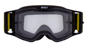 Red Bull Spect Motocrossbrille TORP schwarz mit klarem Glas