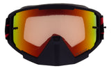 Red Bull Spect Motocrossbrille WHIP schwarz mit rot-gelbem Glas