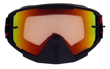Red Bull Spect WHIP motocross goggles black with red-yellow lens