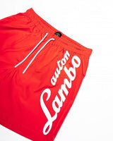 Lamborghini Herren-Badeshorts rot