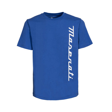 Maserati Herren-T-Shirt mit Maserati-Schriftzug blau