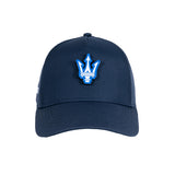 Maserati Cap mit Dreizack-Logo blau