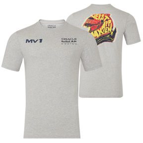 Max Verstappen T-shirt – Red Bull Racing F1 HELMET grey