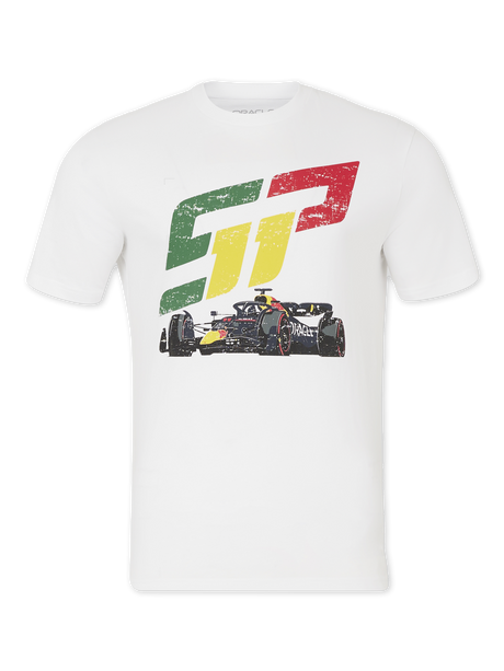 Fan-T-Shirt Sergio Pérez – Red Bull Racing F1 weiß