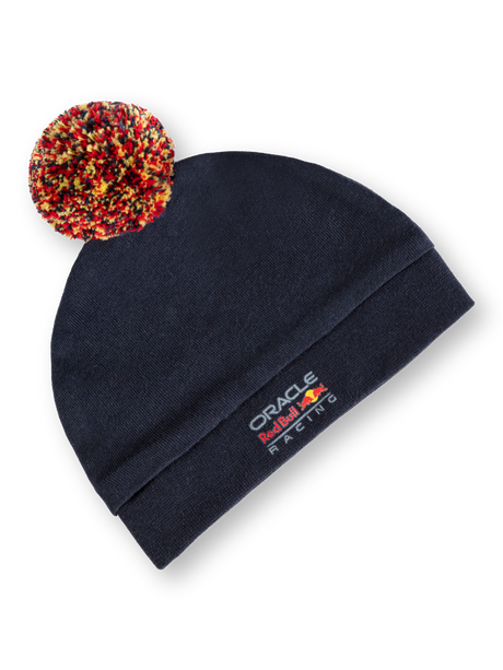 Oracle Red Bull Racing Babymütze mit Bommel für Neugeborene