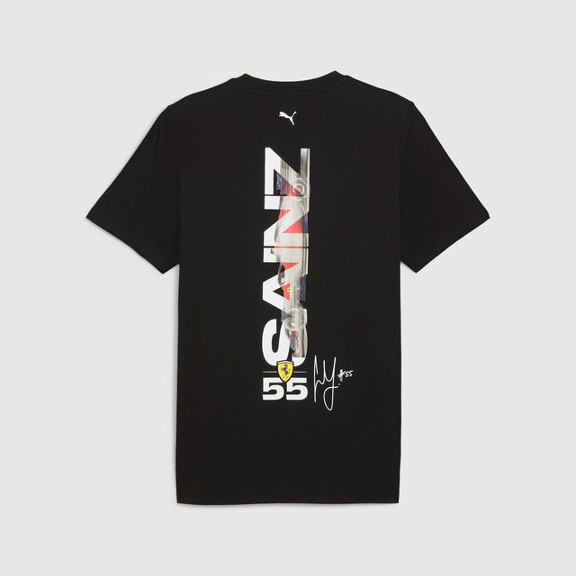 Fan-T-Shirt Carlos Sainz – Scuderia Ferrari F1 schwarz