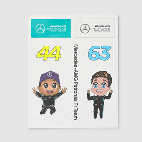 Mercedes AMG F1 Team-Aufkleber-Set
