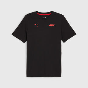 Formel 1 Fan-T-Shirt schwarz mit kleinem Puma-Logo