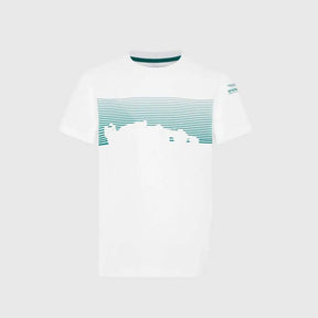 Aston Martin F1 Team kids' GRAPHIC fan T-shirt white – 152 CM