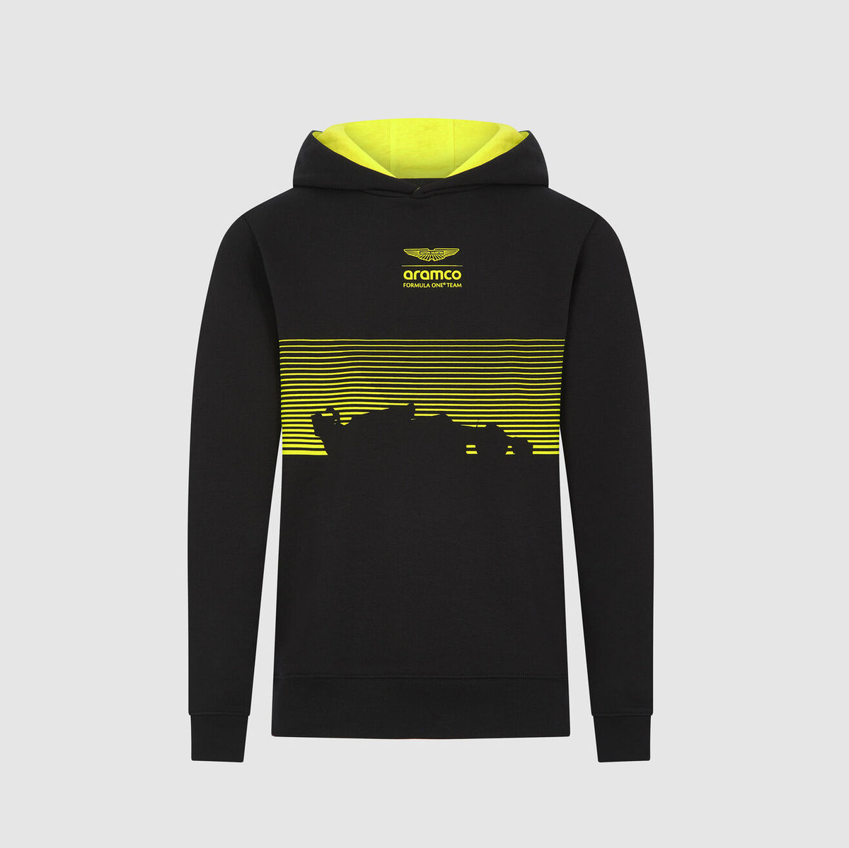 Aston Martin F1 Team Kinder-Fan-Sweatshirt GRAPHIC schwarz - 152 CM