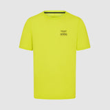 Aston Martin F1 Team Fan-T-Shirt GRAPHIC hellgelb