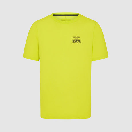 Aston Martin F1 Team Fan-T-Shirt GRAPHIC hellgelb