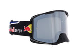 Red Bull Spect Motocrossbrille STRIVE schwarz mit silbernem Glas
