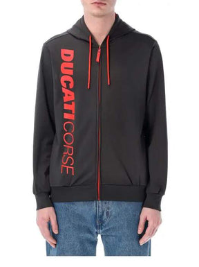 Ducati Corse fan sweatshirt dark grey with logo