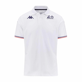 24H Le Mans Herren-Poloshirt Le Mans weiß