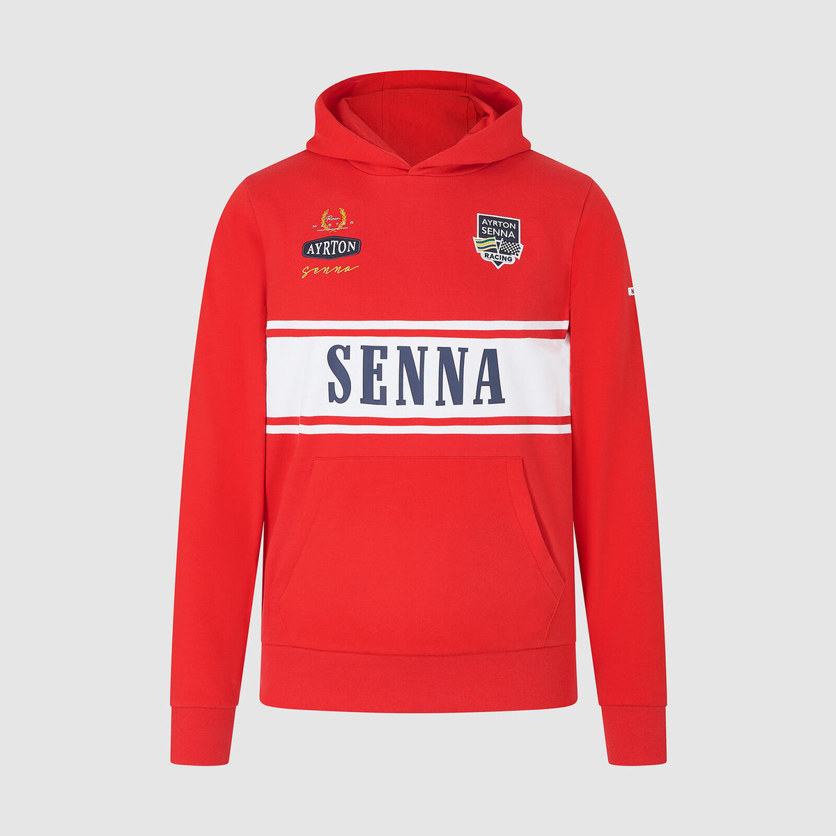 Ayrton Senna Hoodie Legend rot