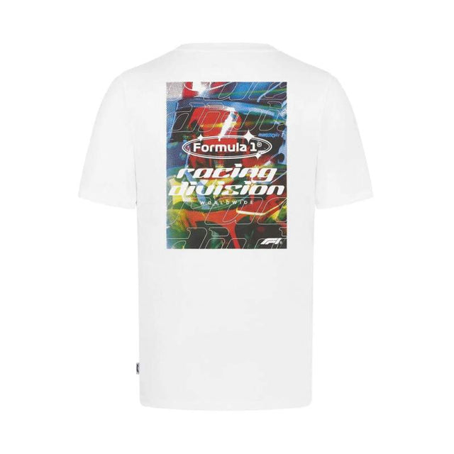 Formel 1 Freizeit-T-Shirt Racing Division weiß