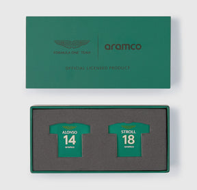 Aston Martin F1 Team fan pin badge set