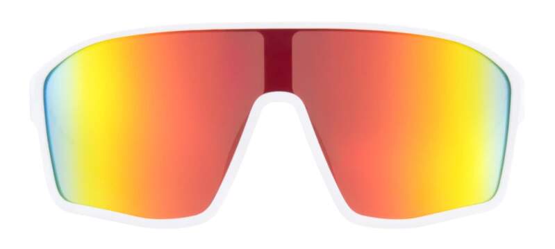 Red Bull Spect Sonnenbrille DAFT weiß mit rot-orangem Glas