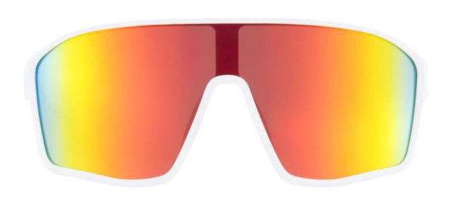 Red Bull Spect Sonnenbrille DAFT weiß mit rot-orangem Glas