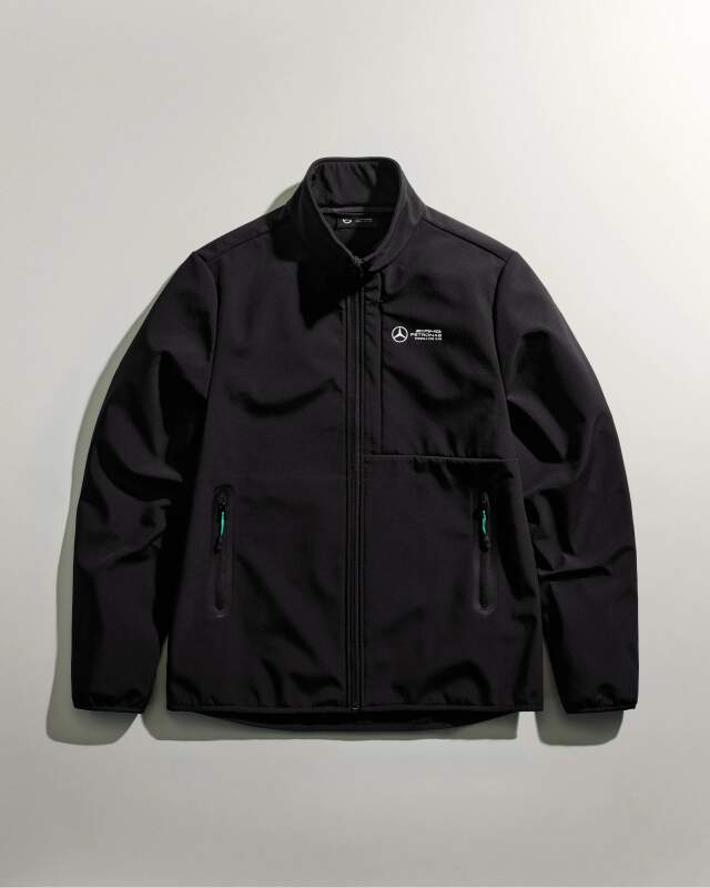 Mercedes AMG F1 casual softshell jacket black