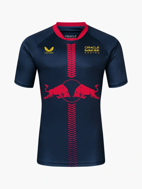 Oracle Red Bull Racing Sporttrikot mit Red-Bull-Logo – Marineblau