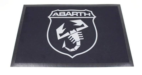 Abarth Original-Fußmatte schwarz mit Logo