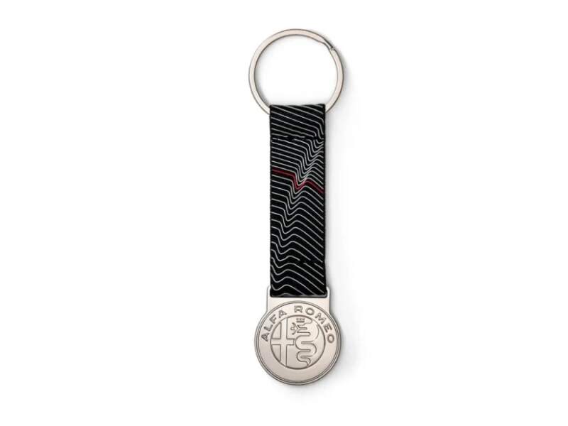 Alfa Romeo emblem keyring