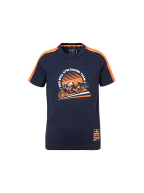 KTM Red Bull Racing Kinder-T-Shirt GRID dunkelblau – 164 CM