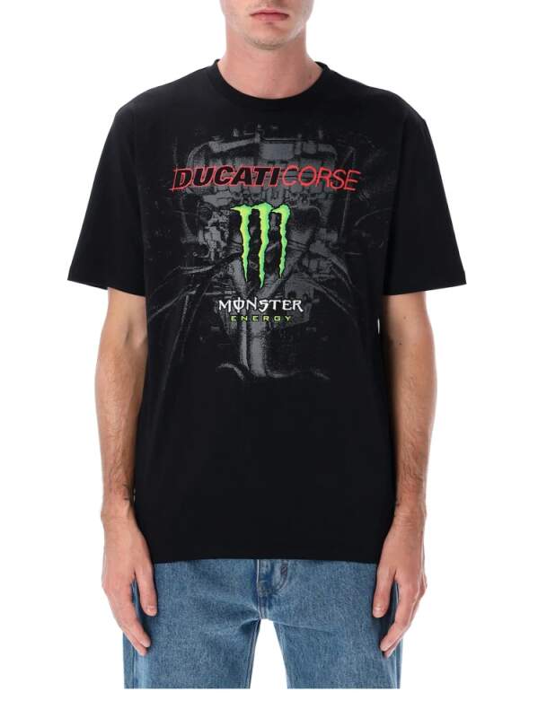 Ducati Corse – Monster Energy Fan-T-Shirt schwarz Monster