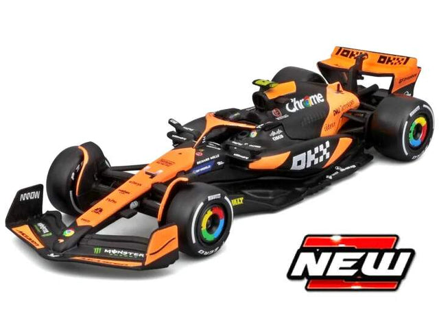Modell McLaren F1 MCL38 BBurago #4 Lando Norris 2024