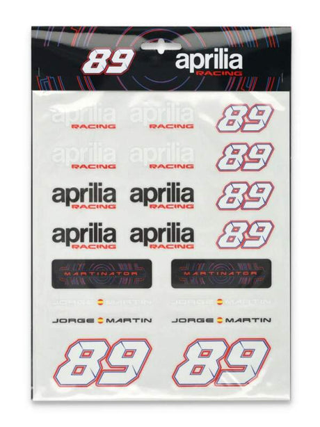 Großes Aufkleberset Jorge Martín – Aprilia