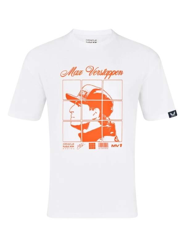 Oracle Red Bull Racing T-shirt - Max Verstappen MV1, white