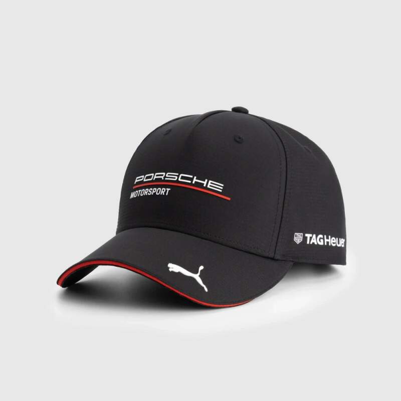 Porsche Motorsport Team Cap mit Sponsorenlogos schwarz