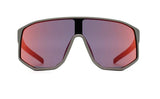 Red Bull Spect Sonnenbrille DASH grau mit purpurfarbenem Glas