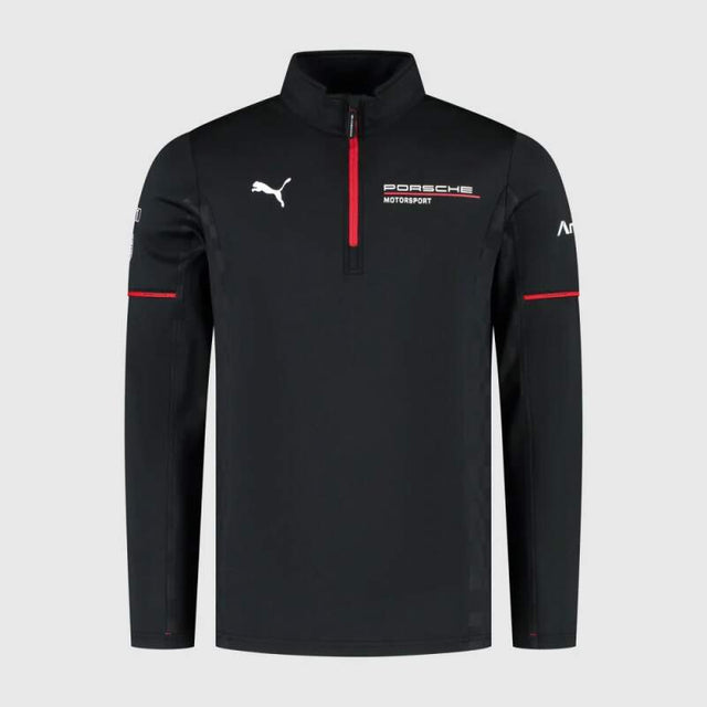 Porsche Motorsport team sweatshirt with sponsor logos