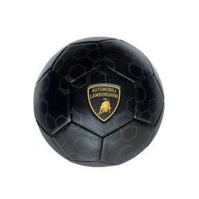 Lamborghini football (size 5) black with logo