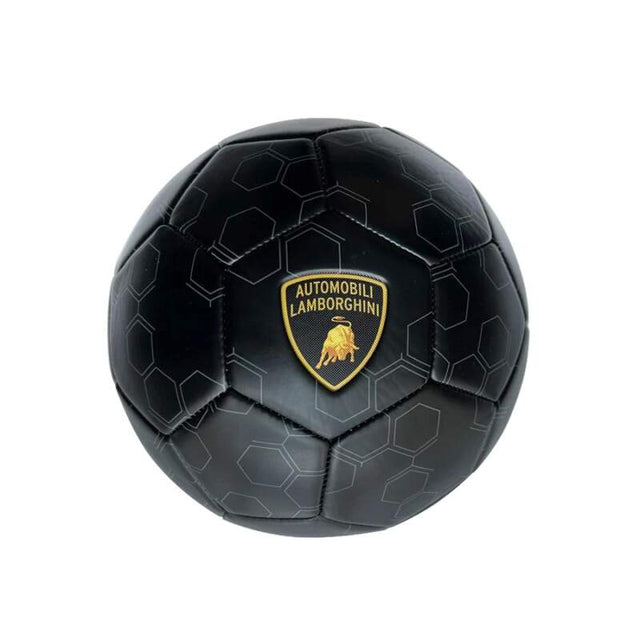 Lamborghini football (size 5) black with logo