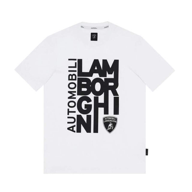 Automobili Lamborghini Freizeit-T-Shirt weiß