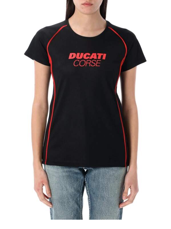 Ducati Corse women's casual T-shirt with lettering