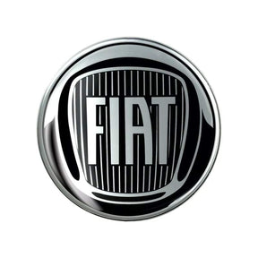 Fiat 3D-Logo-Aufkleber schwarz 58 mm