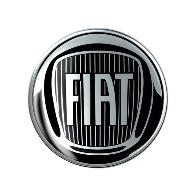 Fiat 3D-Logo-Aufkleber schwarz 58 mm