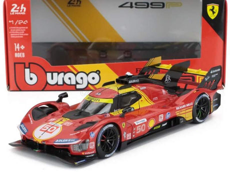Modell Bburago Ferrari 499P #50, Sieger Le Mans 2024