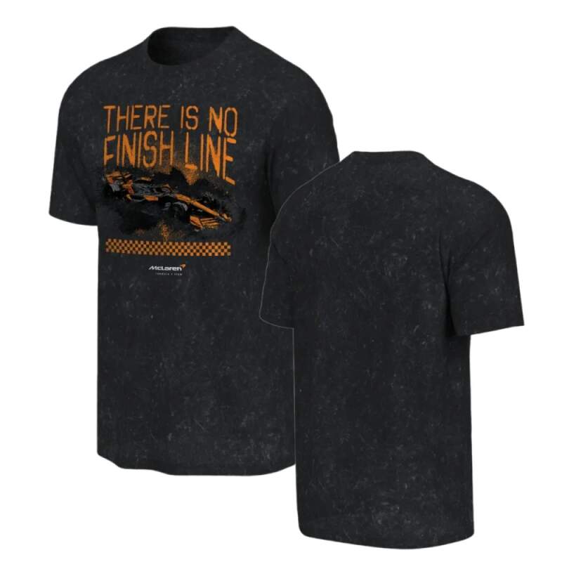McLaren F1 Fan-T-Shirt NE – Finish Line schwarz