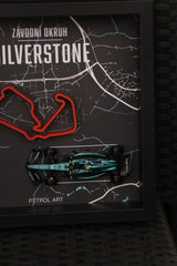 Petrol Art 3D-Bild – Fernando Alonso, Silverstone